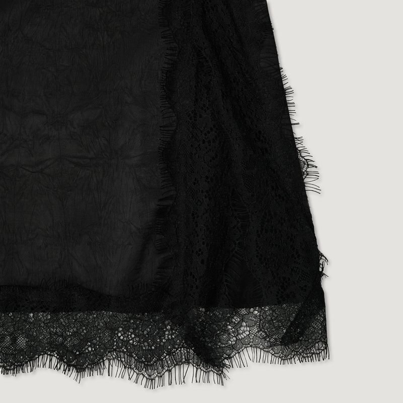 Melrose Satin Lace Top