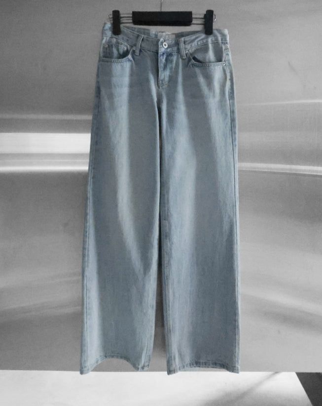 Rose Low Straight Denim