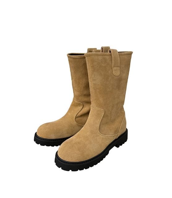 Nord Suede Chunky Middle Boots