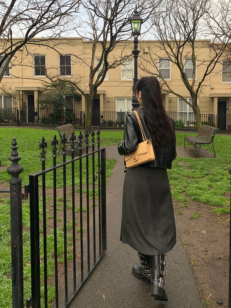 [MADE] Femme Leather Mini Jacket