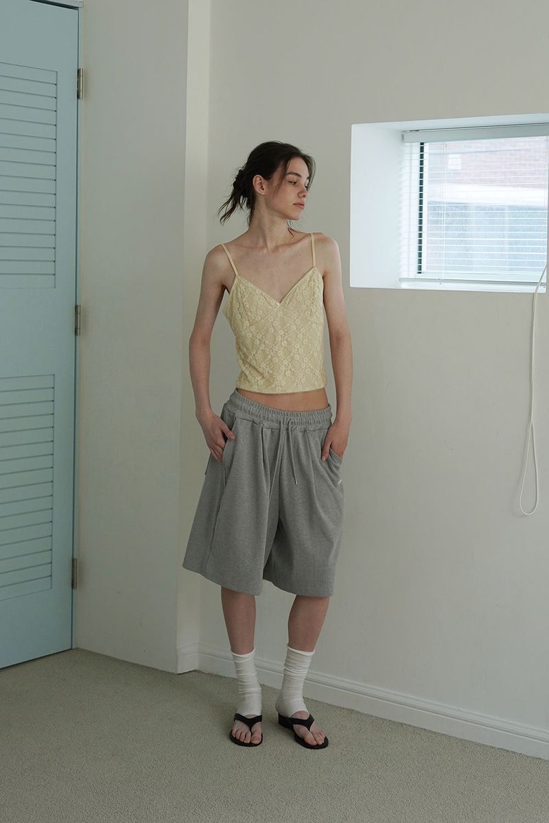 Lace slim sleeveless