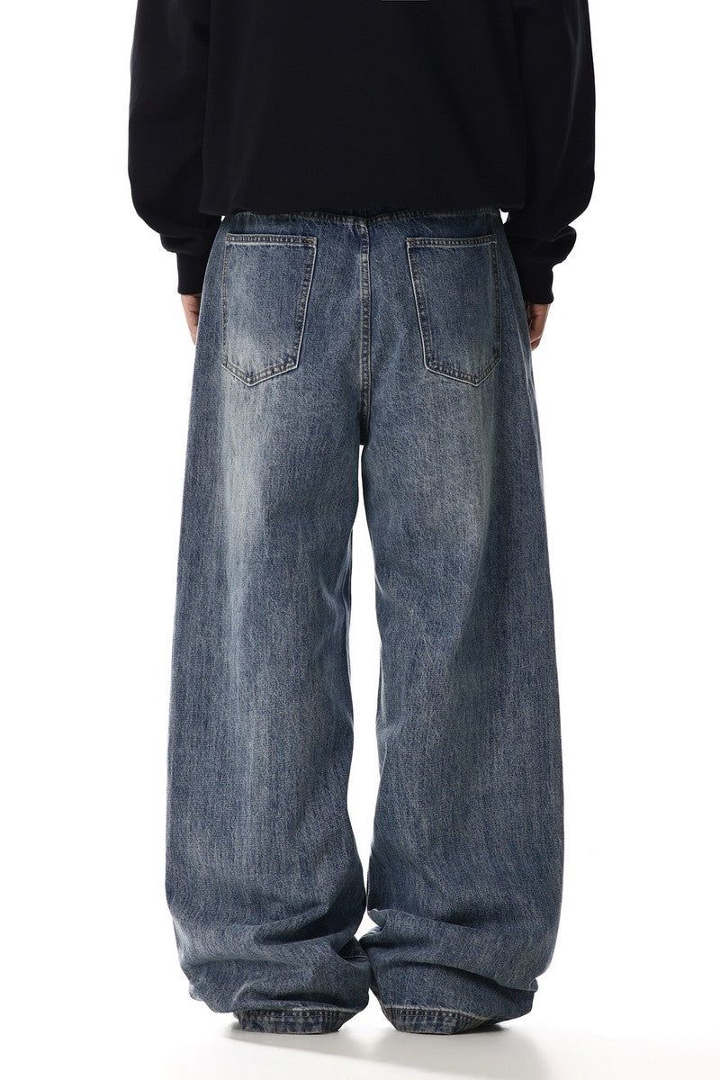 Washed Wide Jeans