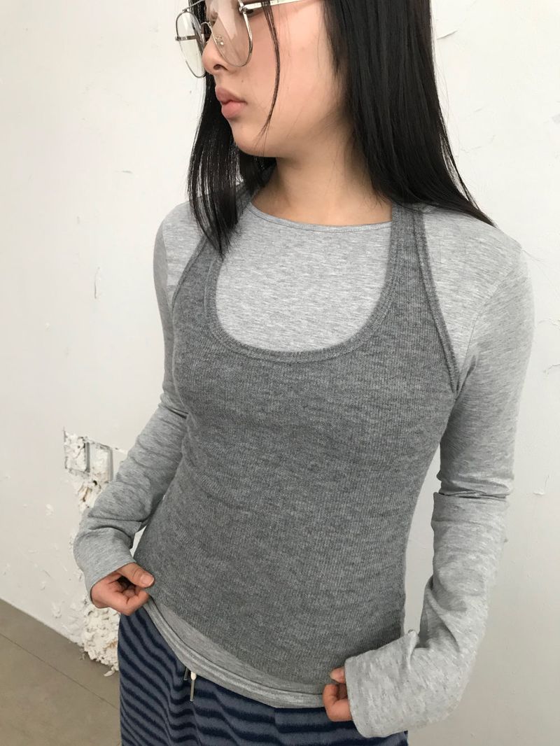 Halter Neck Tank Top (4color)