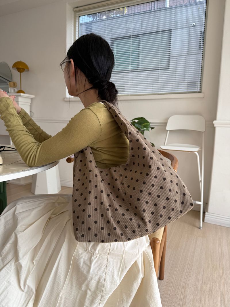 Cordu dot bag (brown)