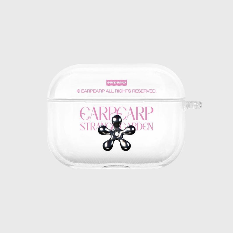 STEEL FLOWER-PINK(AIR PODS PRO-CLEAR HARD)