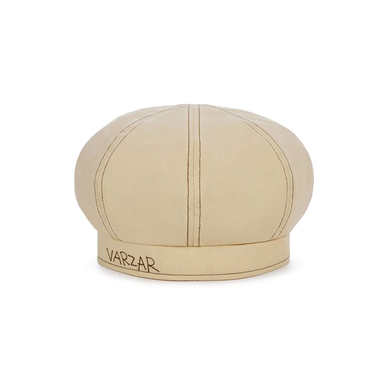 Scribble Point Beret Yellow