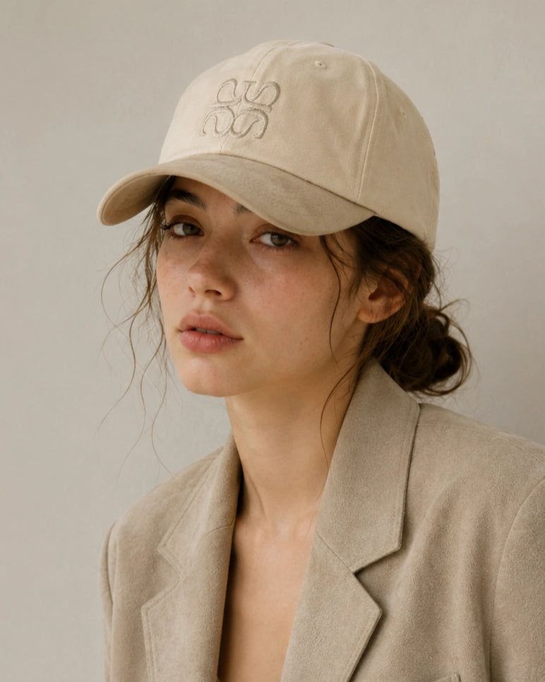 Avivere（アビベール）の「Avivere logo suede ivory khaki（Hats）」