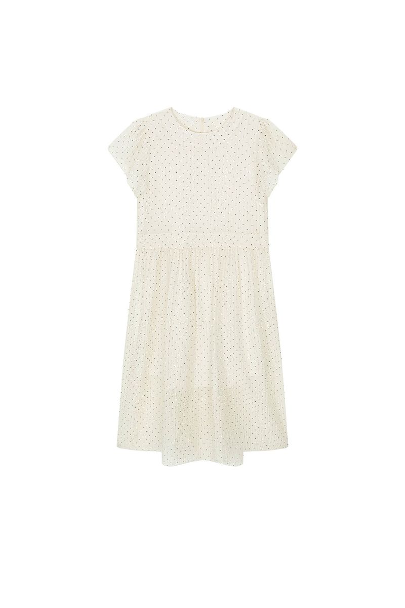 POPPALS（ポップパルズ）の「Audrey Dot Dress [Cream]（Dresses）」