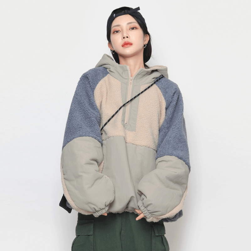 nutellike(ヌテールライク)の「Dumbled colored hood anorak(Jackets/Outerwear)」