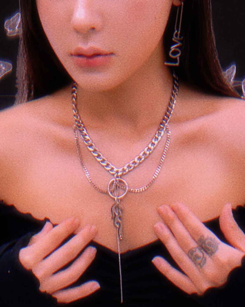 fire cape necklace