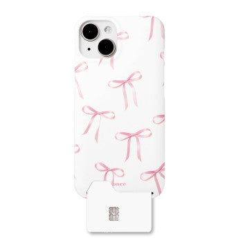 [Matte Card] Thin Pink Ribbon 02 Phone Case
