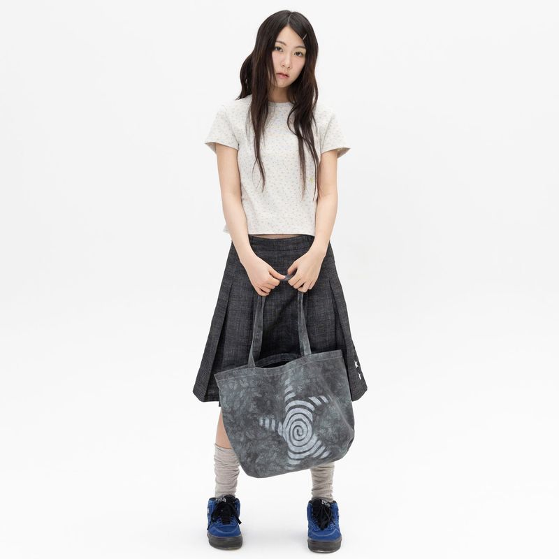 Twister Star Angel Tee - Flower Grey