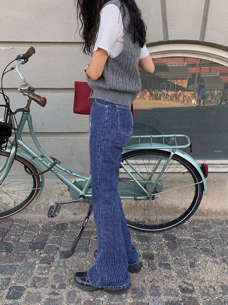[MADE] Pharrell Punching Long Bootcut Denim
