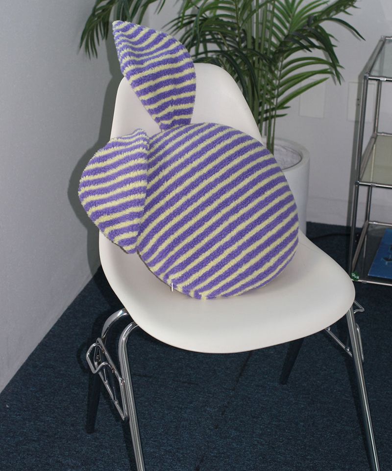 stripe rabbit ear cushion ( 3 color )
