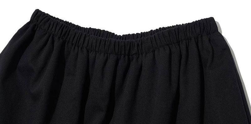 RUFFLE POINT SKIRT - BLACK