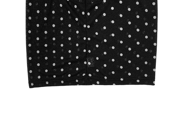 Pinne Dot Drape Halter Sleeveless