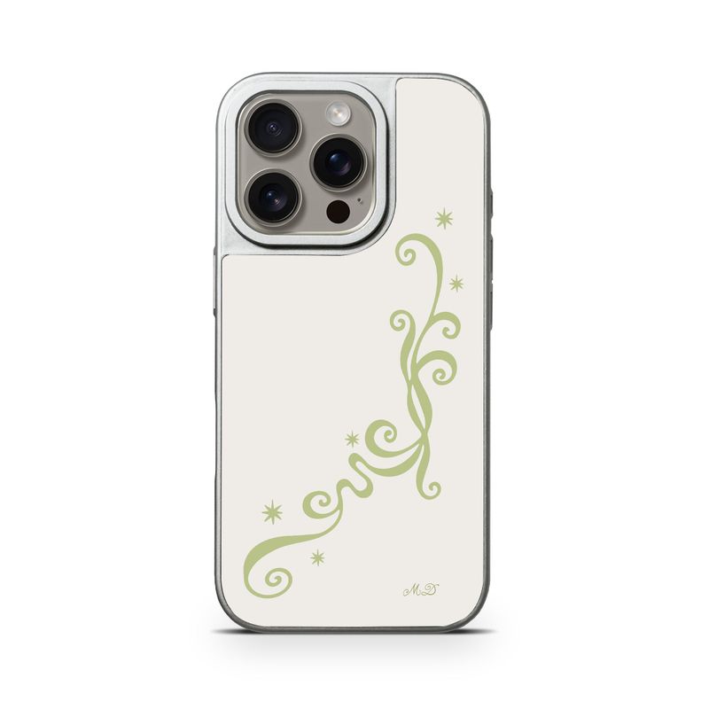 Wavy Color Bumper Case (GREEN)(MagSafe)