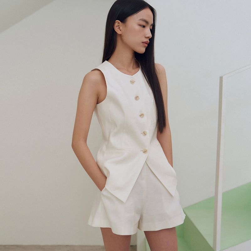 SSOKIN（ソキン）の「Linen Blended A Line Shorts（Pants）」