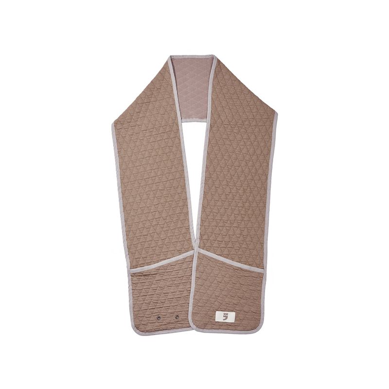 VINTAGE DIA-QUILTING POCKET MUFFLER (Beige)