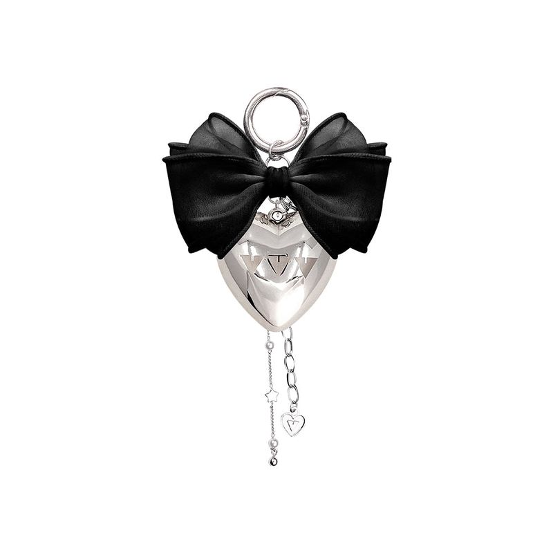 Logo Heart Ribbon Keyring