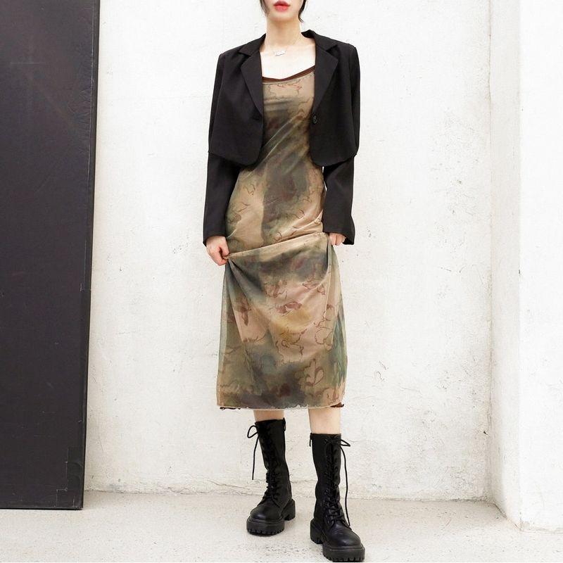 sheave single cropped jacket