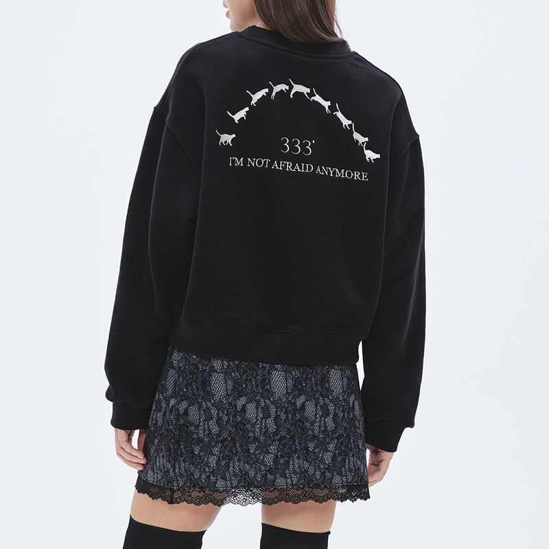 ZEROPLANET（ゼロプラネット）の「ニット333スウェット/Kitty 333 Sweatshirt [BLACK]（トップス）」