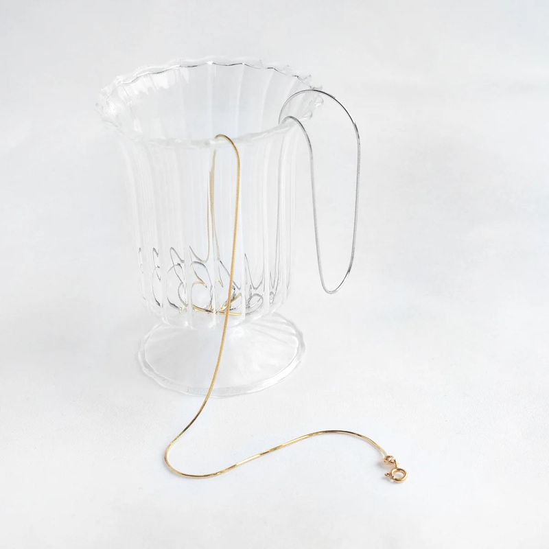 éclater（エクラテ）の「ファインヘリンボーンチェーンネックレス（アクセサリー）」