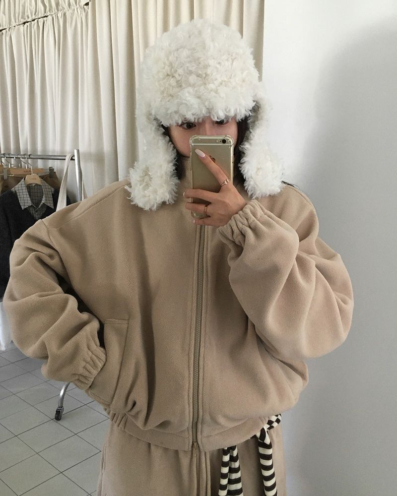 [ORIGINAL] WINDY ZIP-UP FLEECE SET