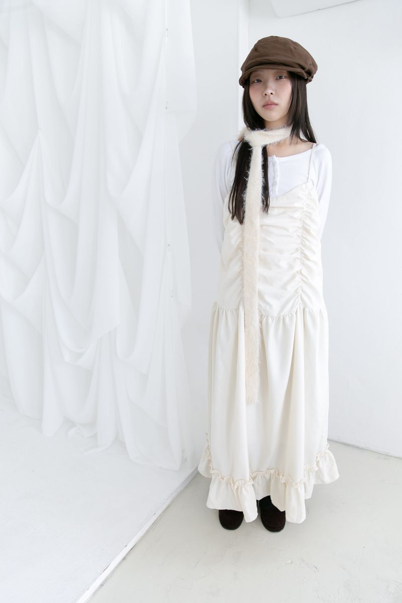 sand shirring sleeveless ops(2colors)