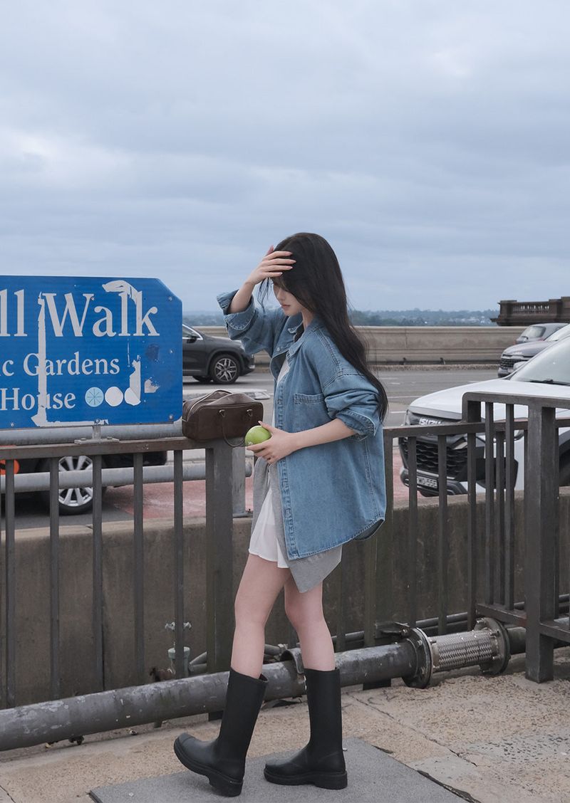 BEIDELLI（ベイデリー）の「[MADE] Days Loose Fit Pintack Denim Shirt（Skirts）」