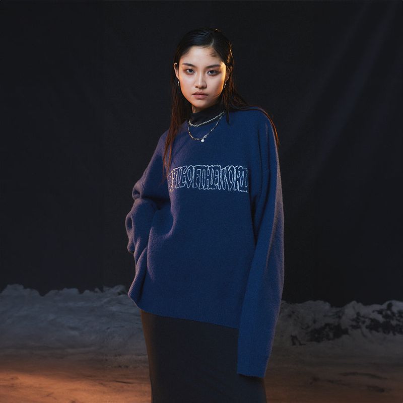Alpaca Wool Blend Tartan Check Pullover