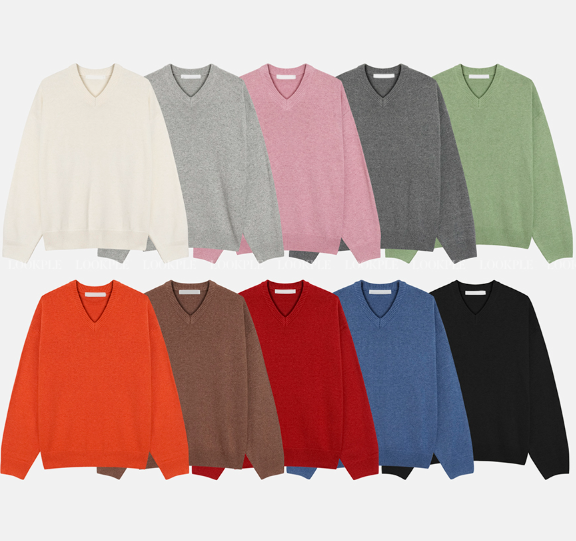 Urban Lambs Wool Overfit V-Neck Knit