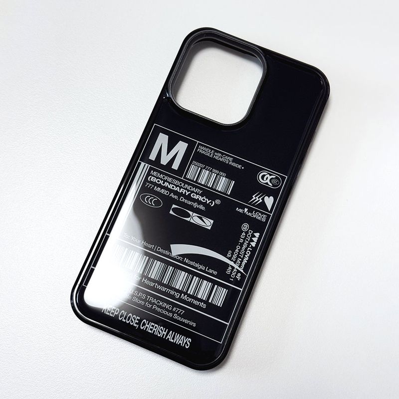 Fresh Love Delivery Label Phone Case (BK)