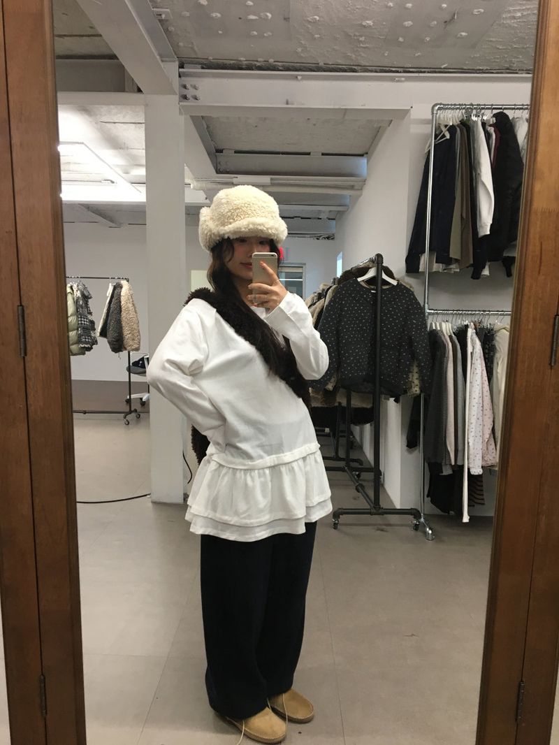 Reversible Boucle Trapper Hat (2 Colors)