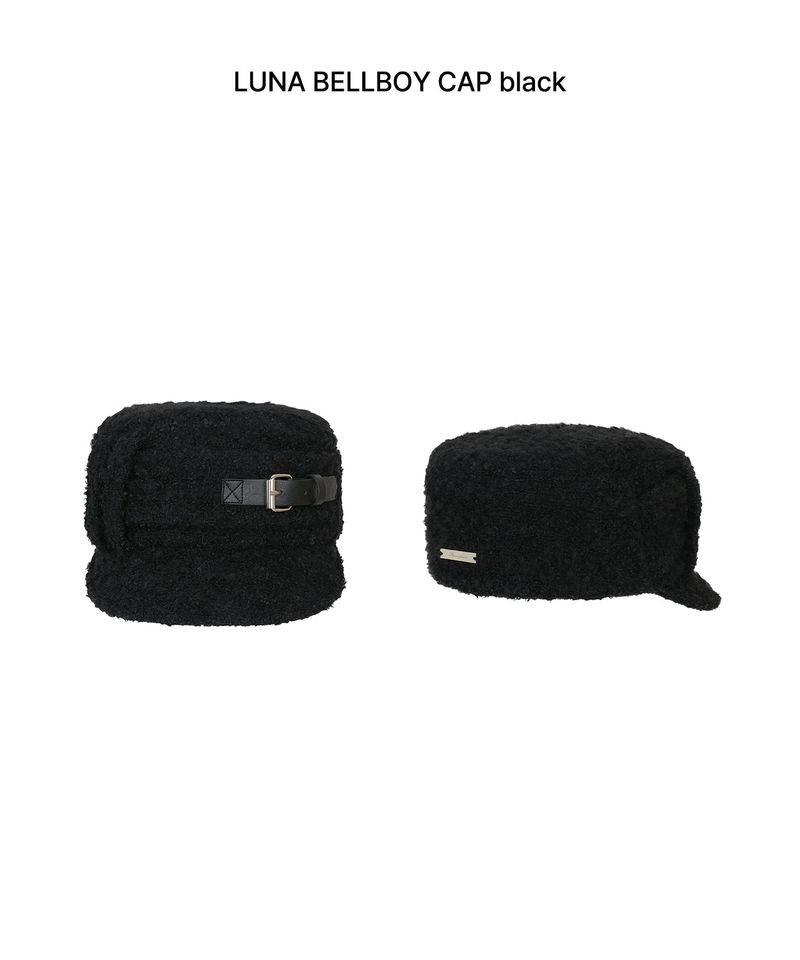 LUNA BELLBOY CAP black
