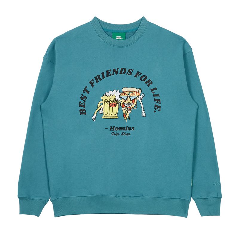 TRIP SHOP（トリップショップ）の「PIZZA EMBROIDERY SWEAT SHIRT（Tops）」