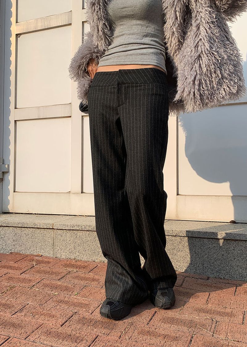WOOL LOW SLACKS