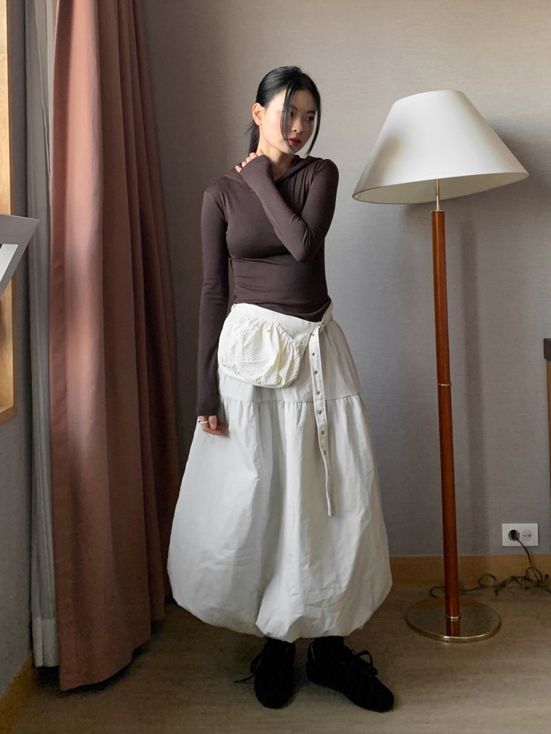  BALLOON PADDED SKIRT