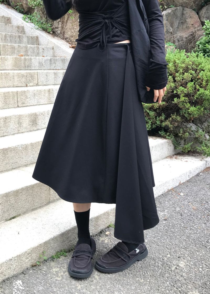  BUCKLE LAYER SKIRT