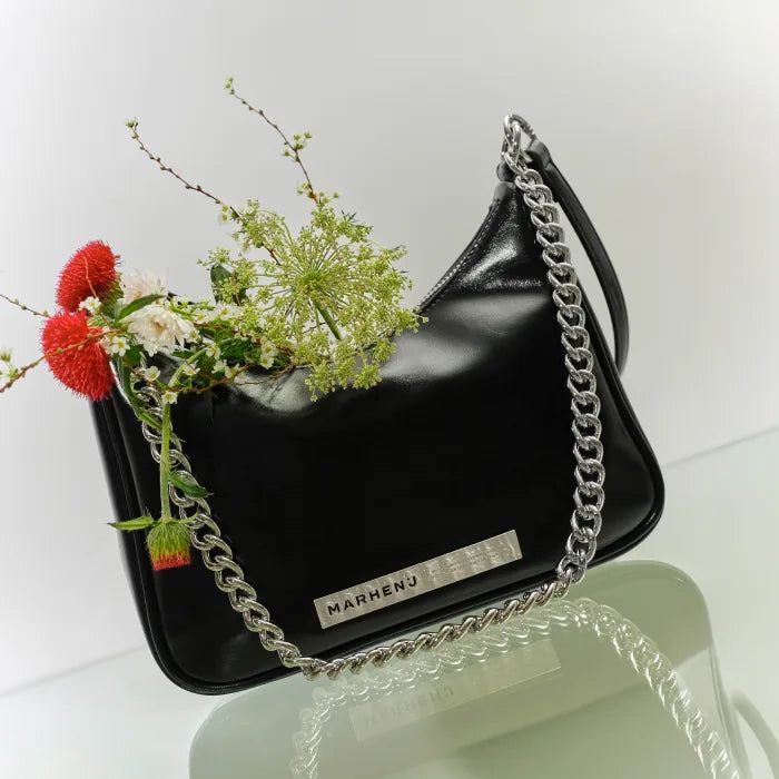 SAGE Chain Leather Shoulder Bag