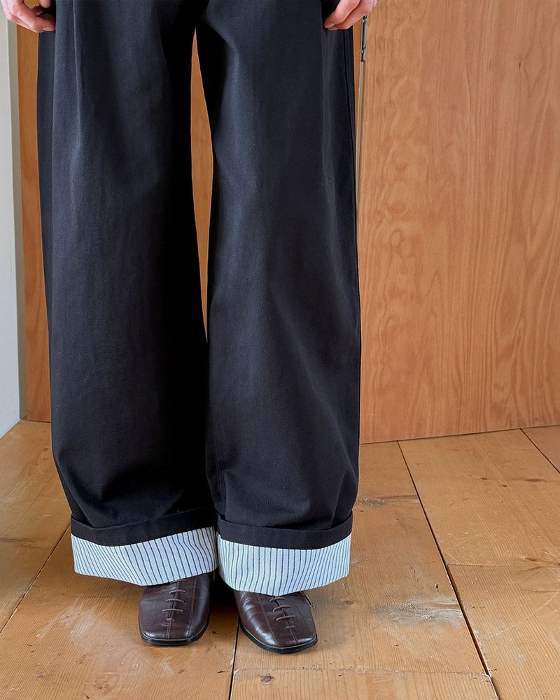 [ORIGINAL] Maple Stripe Roll-up Chino Pants