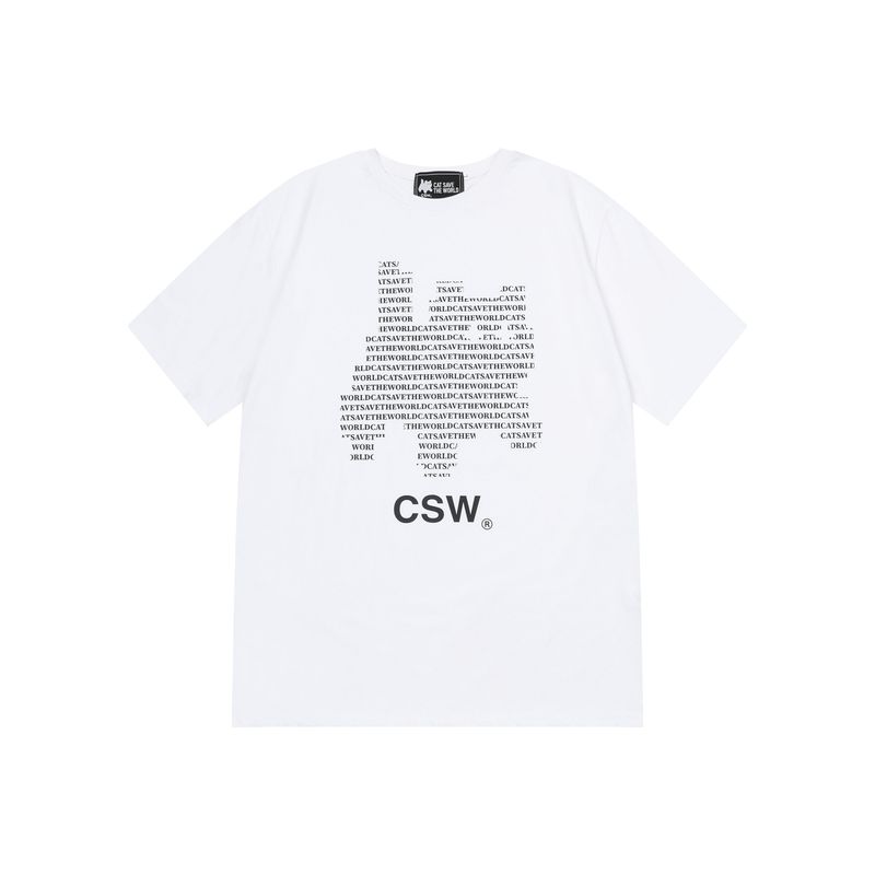 Cat Save The World（キャット セーブ ザ ワールド）の「バスレタリングアートハーフT UNISEX (2COLOR)（トップス）」