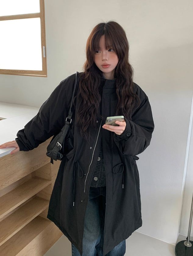 Act Long Padding Bomber Jacket