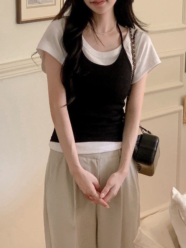 BT Slim Halter Neck Sleeveless (4color)