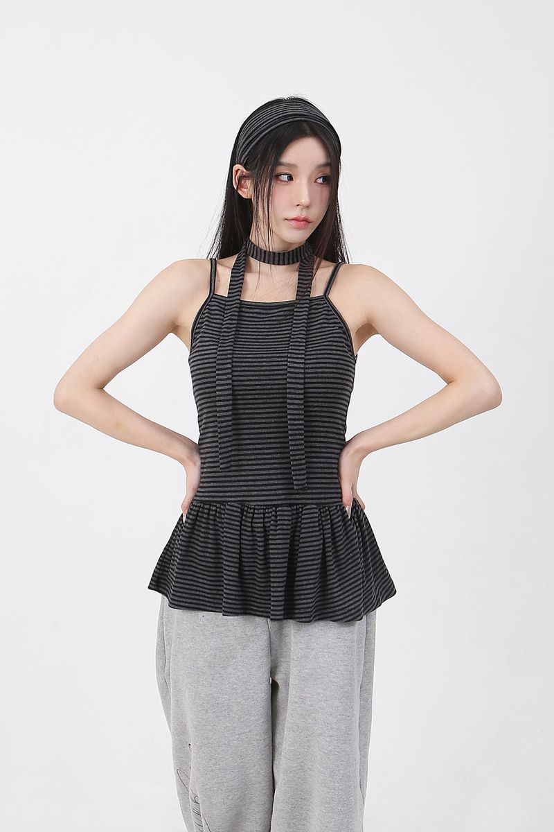 cattline(カトリーヌ)の「Hipst Stripe Sleeveless(Tops)」