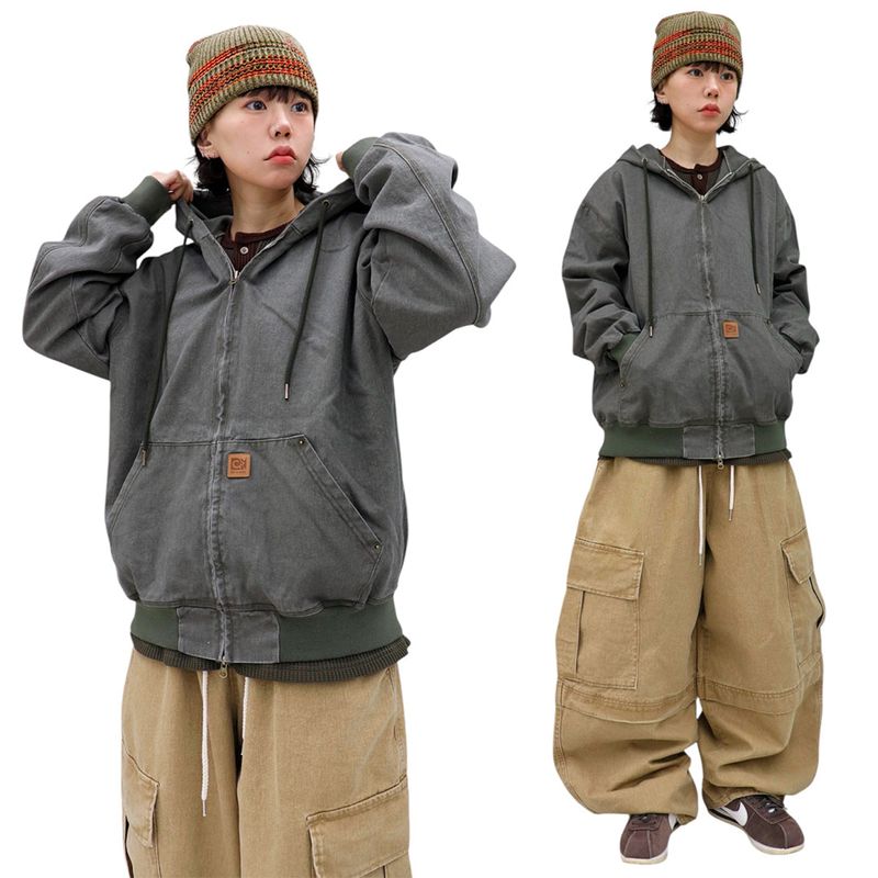 Vintage Work Hooded Jacket