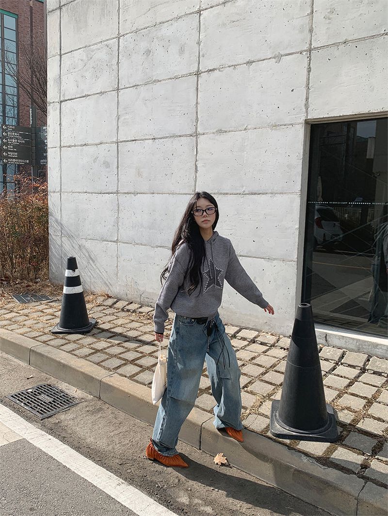 VINTAGE STAR HOODIE KNIT