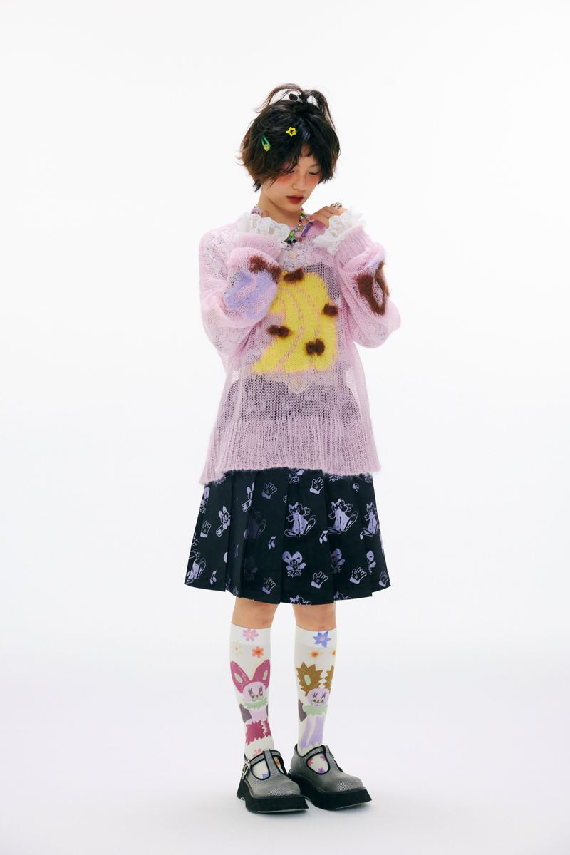 Pink Knitted Shirt