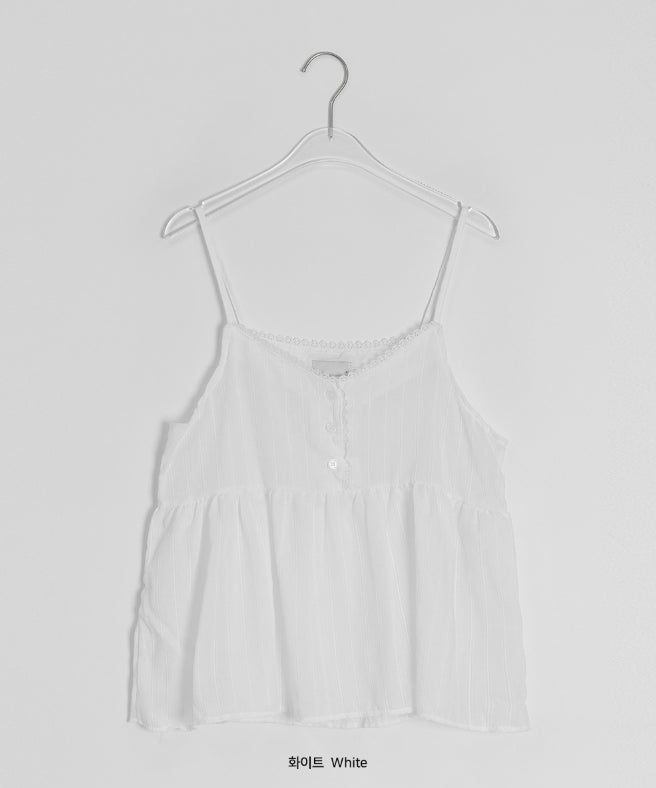 Zerni V-neck Lace Bustier Layered Sleeveless