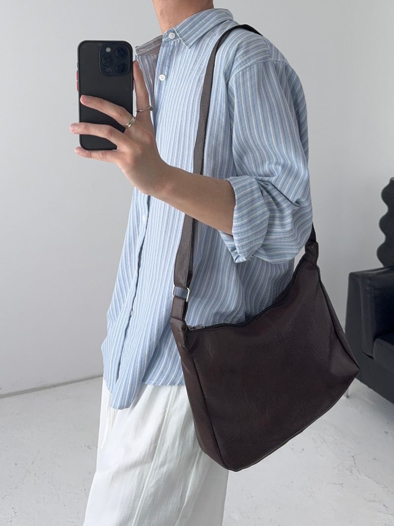 SY Relaxed Fit Seersucker Stripe Shirt (4C)